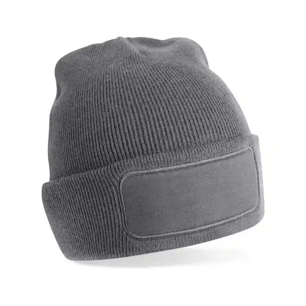 Beechfield Original Patch Beanie grijs