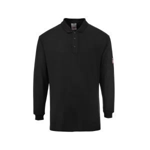 Portwest FR10 Vlamvertragende Antistatische lange mouw Polo