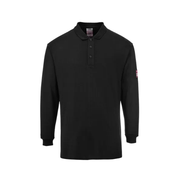 Portwest FR10 Vlamvertragende Antistatische lange mouw Polo